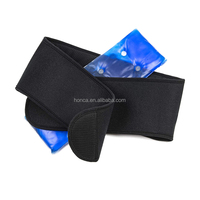 Ceinture de thérapie de chauffage de paquet de chaleur de clic de soulagement de douleur de taille arrière pour le paquet froid chaud congelé mince ceinture de paquet de gel de glace fraîche