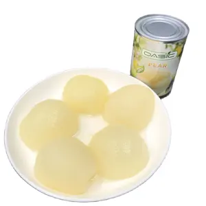 Organic Canned Pear Halves Sliced Diced In Light Syrup Tin A10 2500 Factory Price