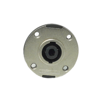 Connecteur d'amplificateur Audio 4Pin de haute qualité grande plaque circulaire prise en plastique PRATT pour accessoires d'équipement Audio