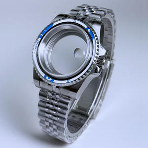 Adatto per Water Ghost 40mm con cassa in acciaio e vetro zaffiro blu, compatibile con movimento NH35, disponibile per produzione ODM/OEM - Product Image 2