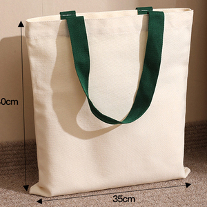 กระเป๋าผ้าใบผ้าฝ้ายกันน้ำทนทานใช้ซ้ำได้เป็นมิตรกับสิ่งแวดล้อม - Product Image 4