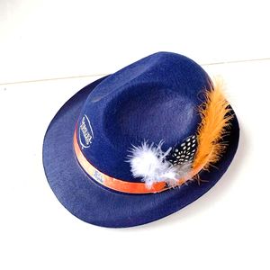 Haiwin Party – <span class=keywords><strong>Costume</strong></span> en feutre de tyrolienne traditionnel suisse, chapeau d'hiver avec plumes pour adultes - Product Image 4