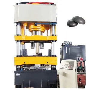 4 Column Heavy Duty Hydraulic Press 500 Ton 1000 Ton Hydraulic Press For Sale Dished End ap Tank Head Pressing Machine