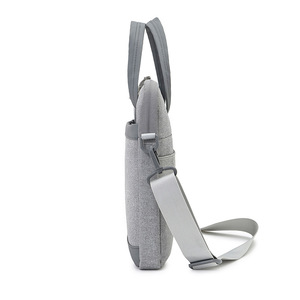 Sac pour ordinateur portable en polyester imperméable, sacoche d'affaires durable, grande capacité, sac bandoulière pour femme en cuir PU, sacoche d'affaires - Product Image 6