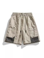 Shorts décontractés extra larges pour hommes, été, nylon fin, respirant, grande taille, fermeture éclair, pour hommes grands et corpulents