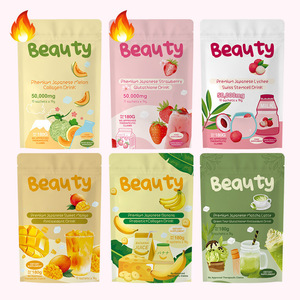 Integratore Alimentare in Polvere OEM per Adulti, 6 Gusti: Collagene, Glutatione, Cellule Staminali, Antiossidante, Probiotico, Tè Verde - Product Image 2