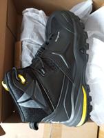 Chaussures de Sécurité en Cuir Delta Plus TW402 S3 HRO HI CI, Semelle Extérieure en Caoutchouc, Antistatiques et Montantes