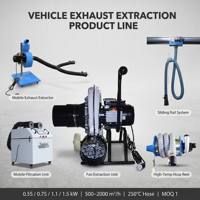 Fengshen gros Portable Auto chariot d'échappement hors extracteur d'aspiration de gaz ateliers de voiture équipement de véhicule accessoires de voiture
