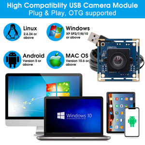 Modul Kamera USB ELP 8MP dengan Lensa HD 75 Derajat Tanpa Distorsi CMOS IMX179 Mini Kamera untuk Pemindaian Dokumen - Product Image 5