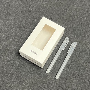 창 캔들 박스 포함 맞춤형 접이식 아이보리 선물 박스 펜 전시 선물 박스 - Product Image 4