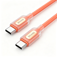 Cable USB Tipo C de Silicona, Carga Rápida de 240W 5A, Cable USB C Personalizado de Fábrica, Cable de Carga PD 3.1, Cable USB Tipo C de 1m-3m