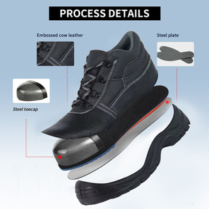 Vaultex New Arrival PU Bottom Foot protection <strong>Safty</strong> <strong>Shoes</strong> Cowhide Surface Security <strong>Shoes</strong> Industrial Construction Safety <strong>Shoes</strong> - Product Image 3