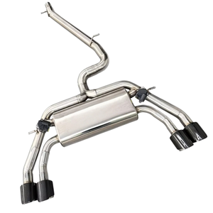 Sistema de Escape Catback de Alto Rendimiento en Acero Inoxidable SS304 para <span class=keywords><strong>SEAT</strong></span> <span class=keywords><strong>Leon</strong></span> Cupra 2.0T 2017-2021, Silenciador con Válvula Electrónica, Sonido Deportivo - Product Image 1