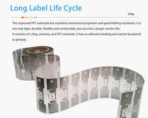 En stock, Inlay RFID UHF certifié ARC, type Dogbone, puce Smartrac U <span class=keywords><strong>CODE8</strong></span>, étanche, longue portée, EPCglobal Gen2, 100k cycles d'écriture - Product Image 4