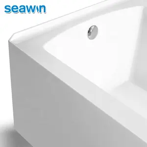 SeaWin Concise Hotel Portable Bathtub Custom 150Cm White Clear Rectangular Deep Skirt Banheira Bathtub