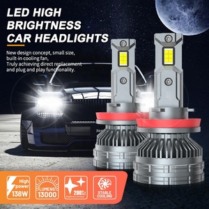 Автомобильные светодиодные лампы Good Car LED N2 Style 9006, двухлучевые, 6500K, 11000 люмен на штуку, с чипами 3570 для автомобильного освещения - Product Image 1