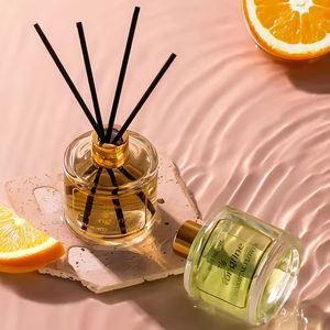 Perfume para el hogar de lujo, sin fuego, en oferta, 50 ml, botella de vidrio, aceite esencial de frutas, difusor de varillas con palitos. - Product Image 2