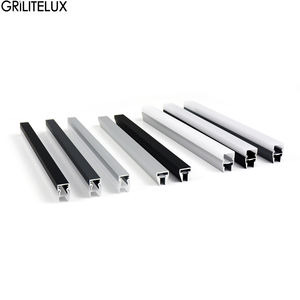 Profilé en aluminium pour bande LED, éclairage LED pour étagères en verre, vitrines et présentoirs - Product Image 2