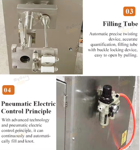 Le moins cher pneumatique automatique remplissage électrique Stuffer allemand viande saucisse rouleau Machine pour faire des saucisses - Product Image 5
