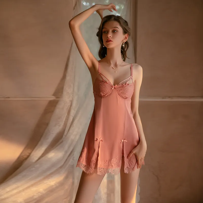 Fabrik gemacht benutzer definierte sexy Dessous sexy erotische Dessous attraktive Nachtwäsche Nacht kleid Robe sexy Dessous für Frauen