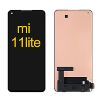Panneau d'écran tactile d'affichage avec 1 an de garantie pour le téléphone portable Xiaomi Mi 11 Lite 4G/5G