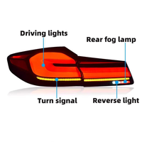 Feux arrière LED pour BMW Série 5 G30 G38, mise à niveau complète des feux arrière LED, feux de circulation, feux de voiture, dernier style, plug and play