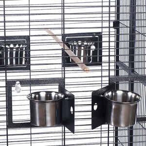 Jaula de Lujo para Loros, Jaula Grande de Metal para Pájaros ZG-B-009A con Ruedas, Venta al por Mayor del Fabricante, para Periquitos - Product Image 3