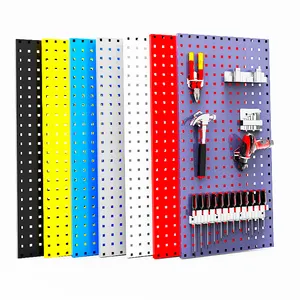 Suporte de gridwall para garagem, tamanho personalizado, parede, rack de pendurar, bancada elétrica, expositor de gancho, placa de pegar