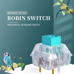 Interrupteurs mécaniques Kailh Robin Box Switch <span class=keywords><strong>HP</strong></span> Advance <span class=keywords><strong>Tactile</strong></span> Feel pour clavier de jeu, 5 broches, DIY RGB/SMD, pour clavier de jeu, vente en gros - Product Image 1