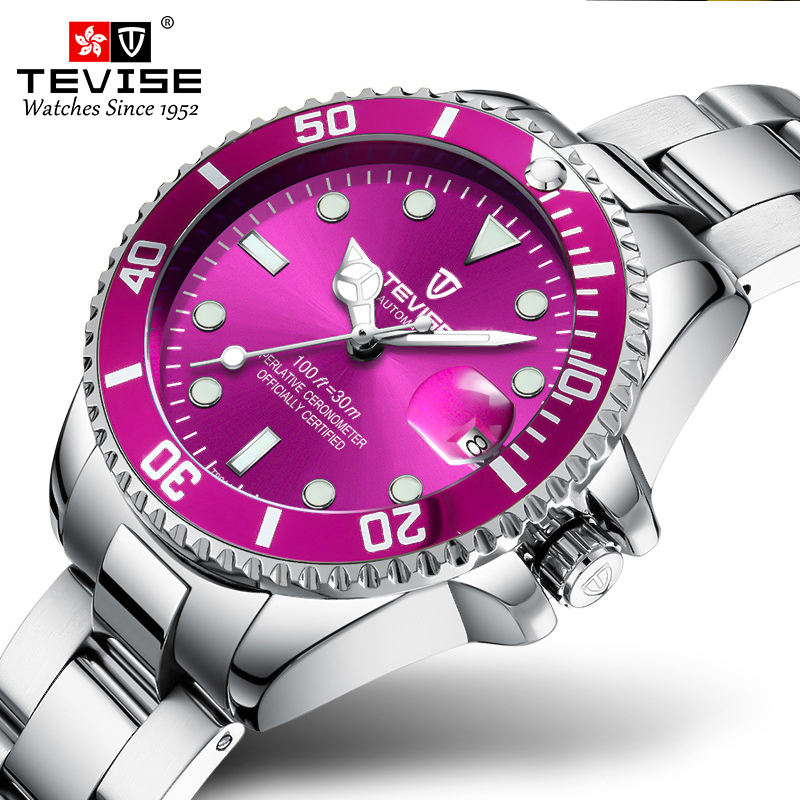 Tevise New Arrival T801l Luxury Ladies Watches Women Wristwatch Quartz Watch Stainless 