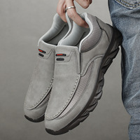 Chaussures décontractées légères pour hommes, mocassins à enfiler confortables pour la marche, chaussures de luxe faites à la main pour hommes, idéales pour le travail et la conduite