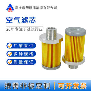 Élément de filtre à air en fibre synthétique de qualité moyenne 59*104 papier filtre à poussière plié conception de filetage de sortie - Product Image 4