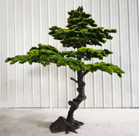 FL-795 Arbre artificiel personnalisé pour intérieur et extérieur, grand tronc, pin, saule et érable, bonsaï, résistant aux UV en PE