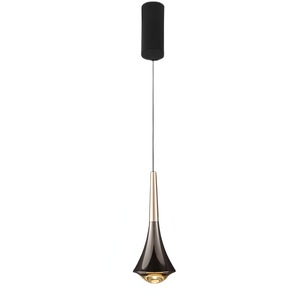 Modern Minimalist Pendant <b>Light</b> Gold Black Teardrop Design For Living Room And <b>Dining</b> Room - Product Image 5
