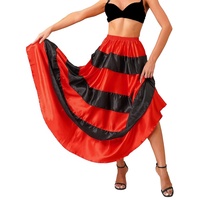 Femmes contemporain stage volants salle de bal danse jupes scène Performance Costume scène danse porter