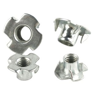Écrous à filetage interne et externe galvanisés Amse Ansi 1 4 20 3 8 16 5 16 18 10 24 pour meubles en bois sur mesure et acier M6 M8 M10 - Product Image 1