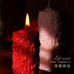 Vela de cera de soja de baja temperatura, color rojo rosa, SM, vela erótica para masajes, para parejas, uso adulto. - Product Image 4