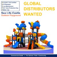SageDelightRides Structure de jeu personnalisée, motifs de franchise, résistants à la décoloration, pour enfants, en LLDPE et tubes en acier galvanisé, pour parcs et places publiques, vente en gros