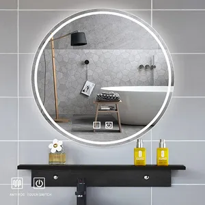중국 제조 업체 안티 안개 5mm 구리 무료 실버 벽 마운트 조명 Led 조명 욕실 거울