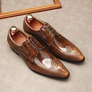 Bottes Chelsea montantes pour hommes, style britannique, printemps-été, patchwork, à lacets, bout carré, rehaussantes, légères et antidérapantes - Product Image 2