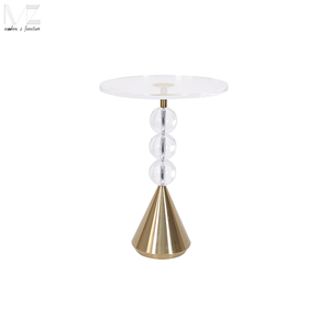 Meubles de <span class=keywords><strong>d</strong></span>écoration pour la maison <span class=keywords><strong>Table</strong></span> <span class=keywords><strong>d</strong></span>'<span class=keywords><strong>appoint</strong></span> de luxe moderne <span class=keywords><strong>Table</strong></span> basse minimaliste nordique en acrylique doré pour le salon - Product Image 3