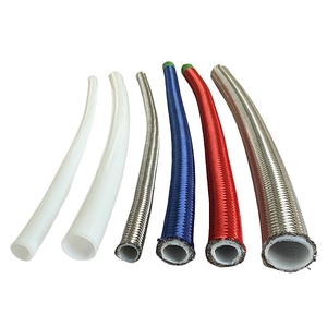 <span class=keywords><strong>Tuyau</strong></span> hydraulique flexible en caoutchouc tressé en acier inoxydable SAE <span class=keywords><strong>100</strong></span> R14, <span class=keywords><strong>tuyau</strong></span> de lavage haute pression en PTFE avec service de découpe - Product Image 1