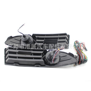 Volkswagen Polo Fog <b>Lights</b> 2005-2009 White <b>Projector</b> Lens Angel Eye Lower Grille Set - Product Image 2