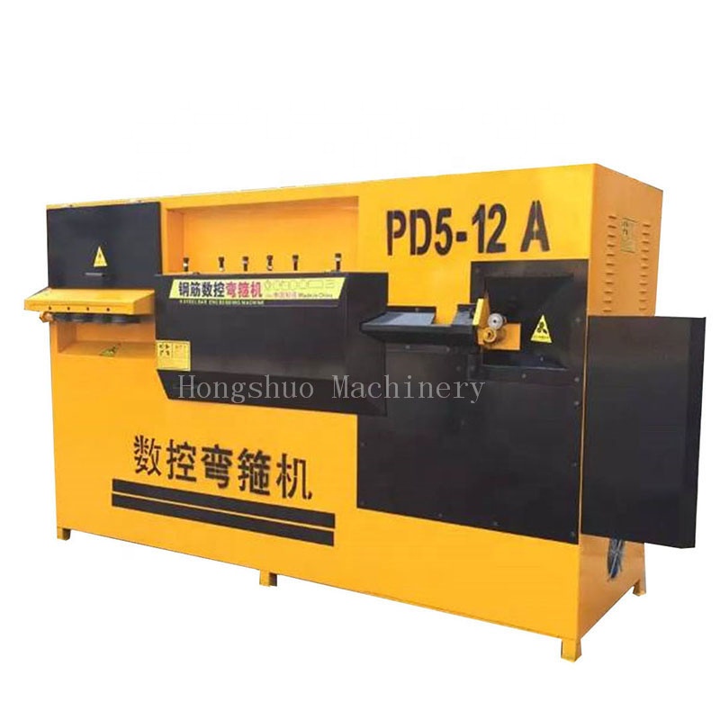 4-12mm Auto CNC Automatic Bar Rebar Stirrup Bender Machine/ Iron Rod Steel Wire Bar Rebar Cutting Bending Machine Price