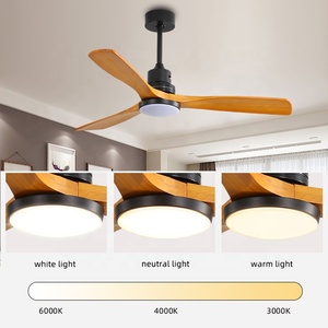 Modern Design Silent <strong>Wall</strong> <strong>Remote</strong> <strong>Control</strong> 3 <strong>Fan</strong> Speed Wooden <strong>Ceiling</strong> <strong>Fan</strong> with Light 220v - Product Image 3