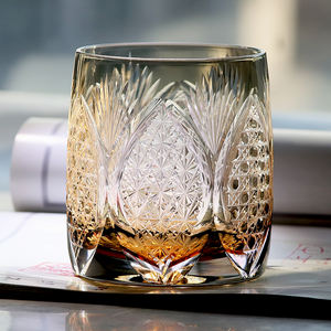 Whisky Glass Edo Kiriko Cristalería Color ámbar Hotel al por mayor y al por menor Aceptar personalización - Product Image 2
