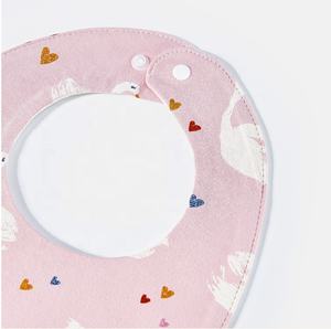 Bebekler için Unisex 100% pamuk önlük Set su geçirmez ve yıkanabilir karikatür nakış tasarım besleme için - Product Image 4