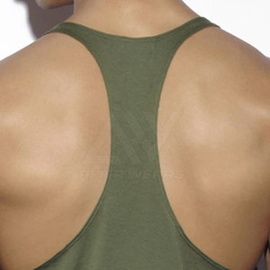Débardeur de sport décontracté pour homme, haute qualité, faible MOQ, coupe ajustée, sans manches, respirant, séchage rapide, polyester/coton, vêtement de fitness - Product Image 5