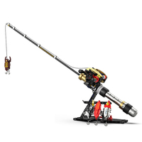 Set Mainan Blok Bangunan Model STEM Kincir Air Kreatif untuk Memancing, untuk Usia 5 hingga 7 Tahun, Mainan Puzzle DIY, Hadiah, Plastik ABS, Dapat Disesuaikan