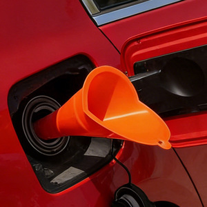 Orange Plastic Refueling Funnel Large Size For Motorcycle And Car Fueling - Product Image 4